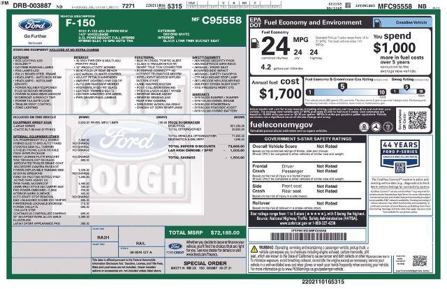 Certified 2021 Ford F150 Lariat w/ Equipment Group 502A High AWD/4WD image 25