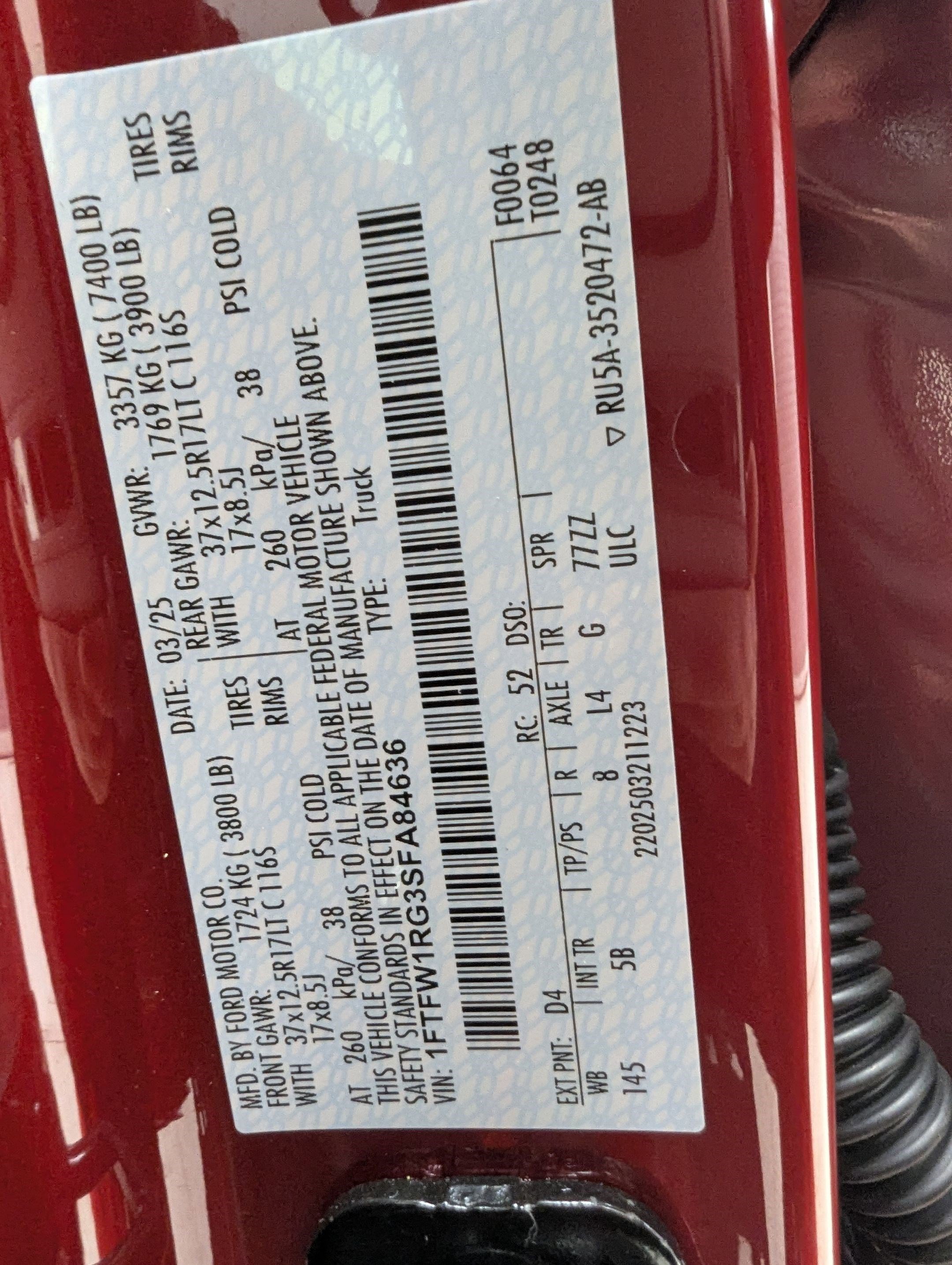 Certified 2025 Ford F150 Raptor image 18