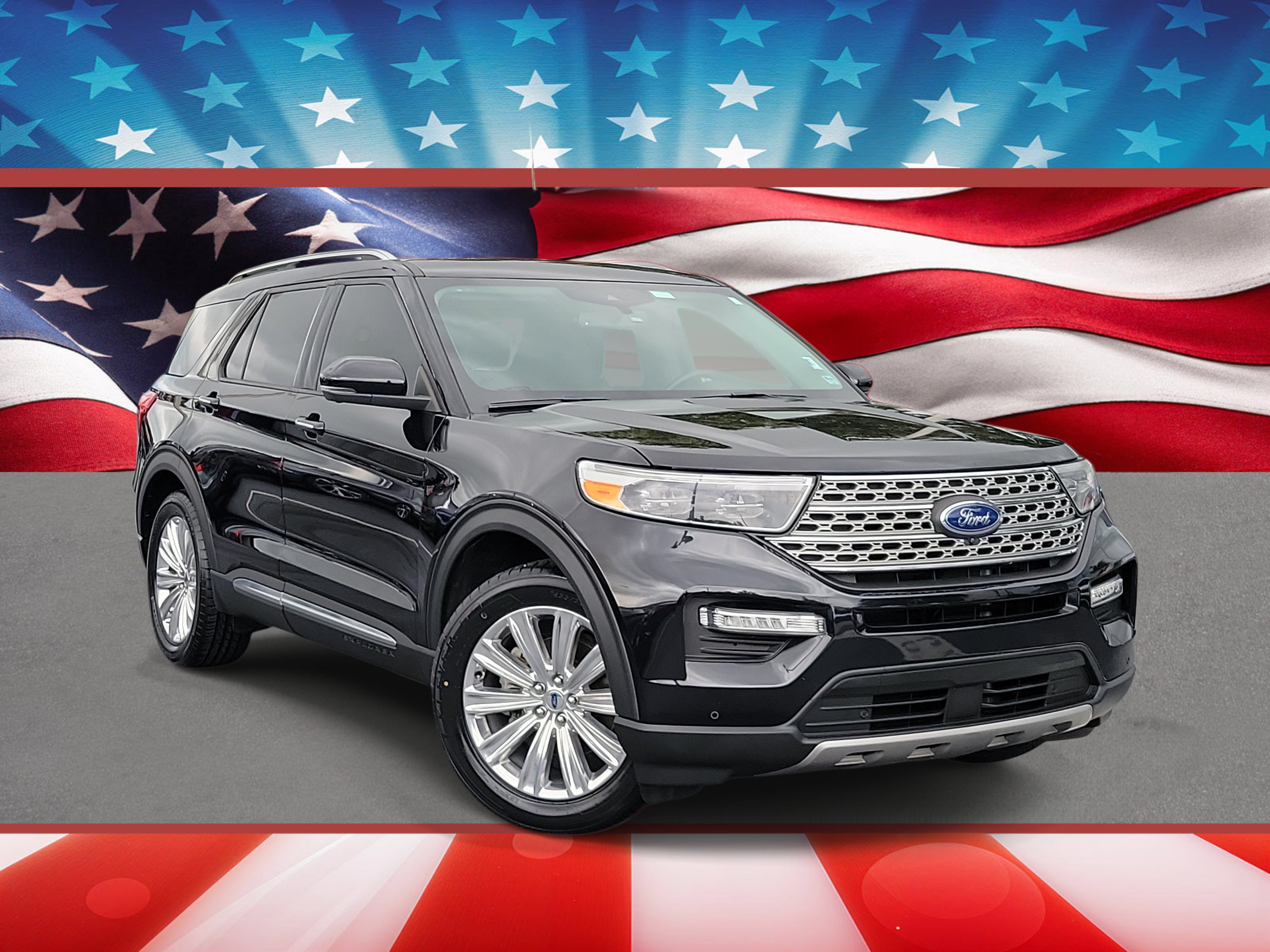 Certified 2023 Ford Explorer Limited w/ Limited Technology Package RWD image 1