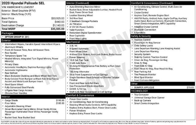 Used 2020 Hyundai Palisade SEL image 2