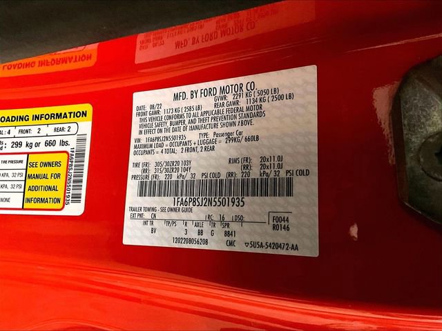 Certified 2022 Ford Mustang Shelby GT500 RWD image 32