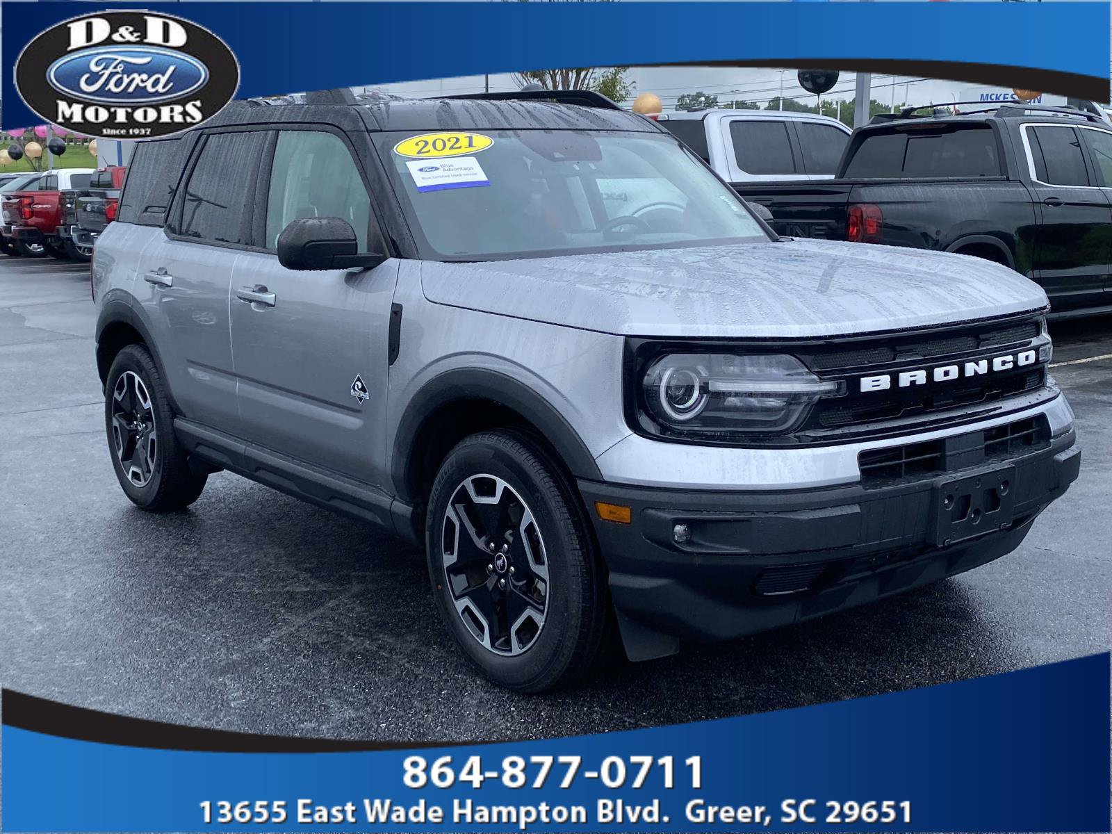 Certified 2021 Ford Bronco Sport Outer Banks