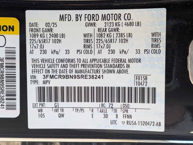 Certified 2025 Ford Bronco Sport Big Bend AWD/4WD image 24