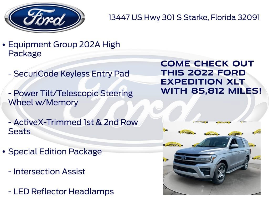 Certified 2022 Ford Expedition XLT RWD image 32