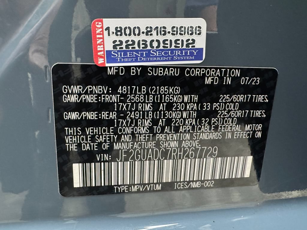 Used 2024 Subaru Crosstrek 2.0i Premium AWD/4WD image 32