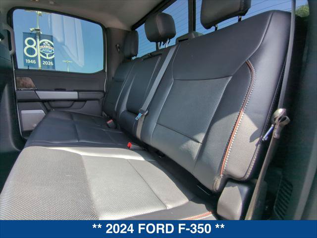 Certified 2024 Ford F350 Lariat w/ Black Appearance Package AWD/4WD image 21