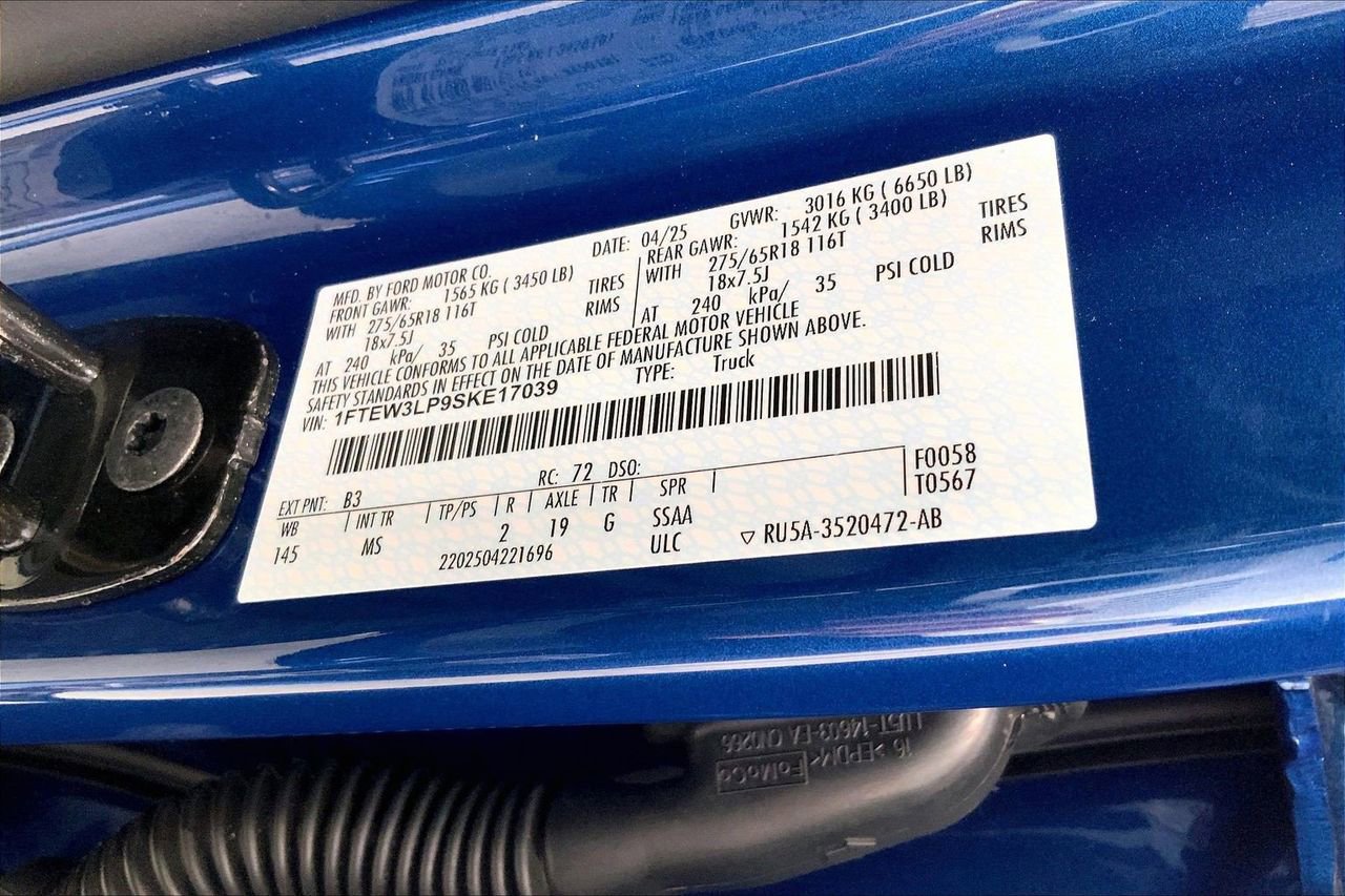 Certified 2025 Ford F150 XLT w/ Equipment Group 301A Standard AWD/4WD image 33