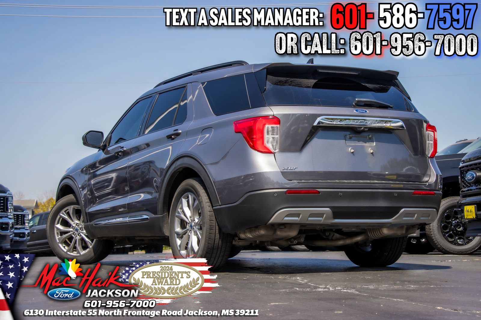 Certified 2021 Ford Explorer XLT w/ Equipment Group 202A RWD image 3