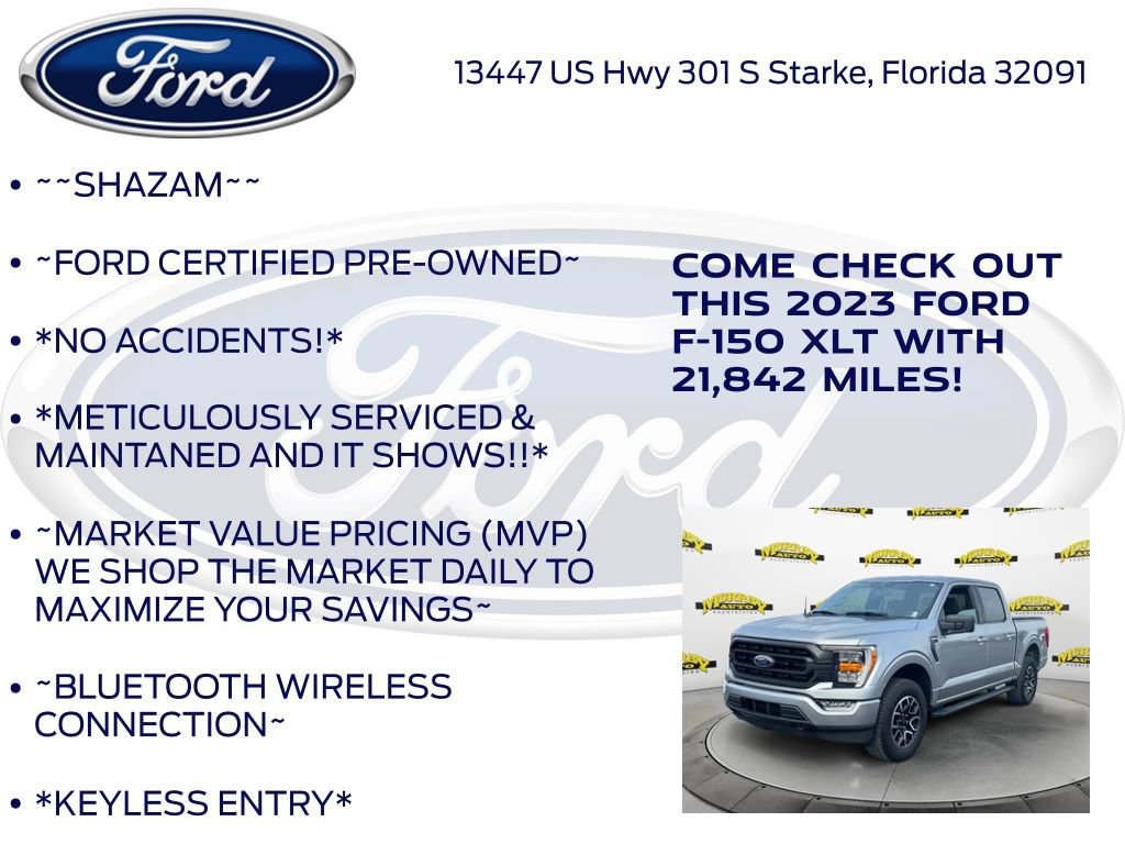 Certified 2023 Ford F150 XLT w/ Equipment Group 302A High AWD/4WD image 6
