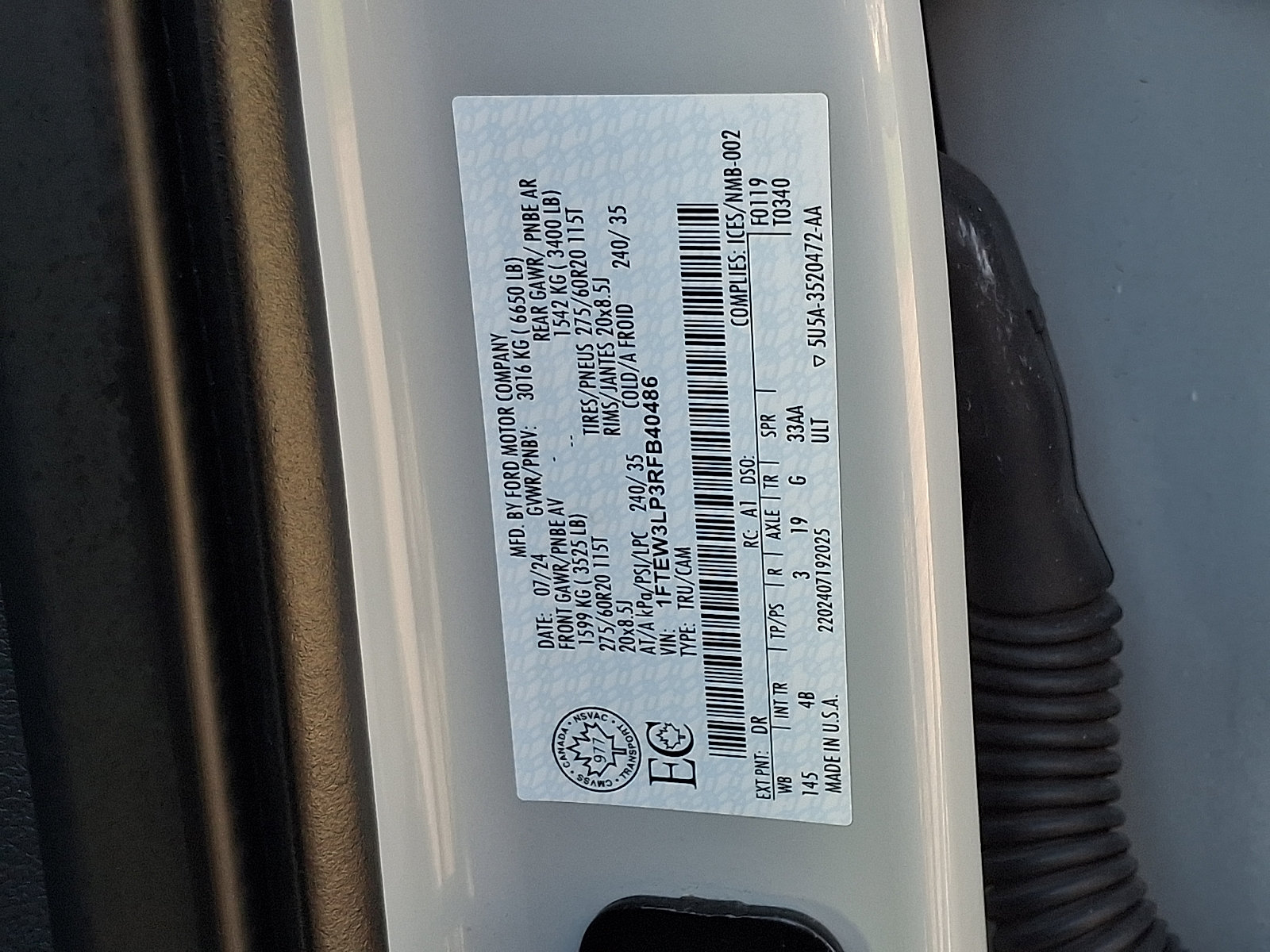 Certified 2024 Ford F150 XLT w/ Equipment Group 303A High AWD/4WD image 29