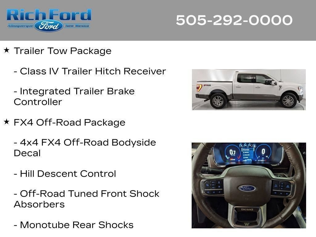 Certified 2023 Ford F150 King Ranch w/ Equipment Group 601A High AWD/4WD image 19