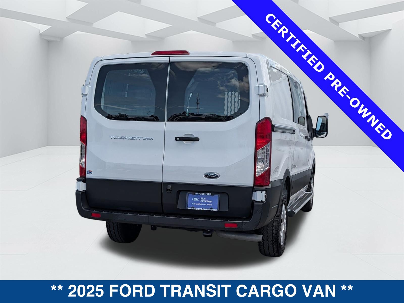 Certified 2025 Ford Transit 250 Low Roof w/ Exterior Upgrade Package RWD image 5