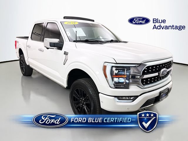 Certified 2021 Ford F150 Platinum w/ Equipment Group 701A High AWD/4WD image 1
