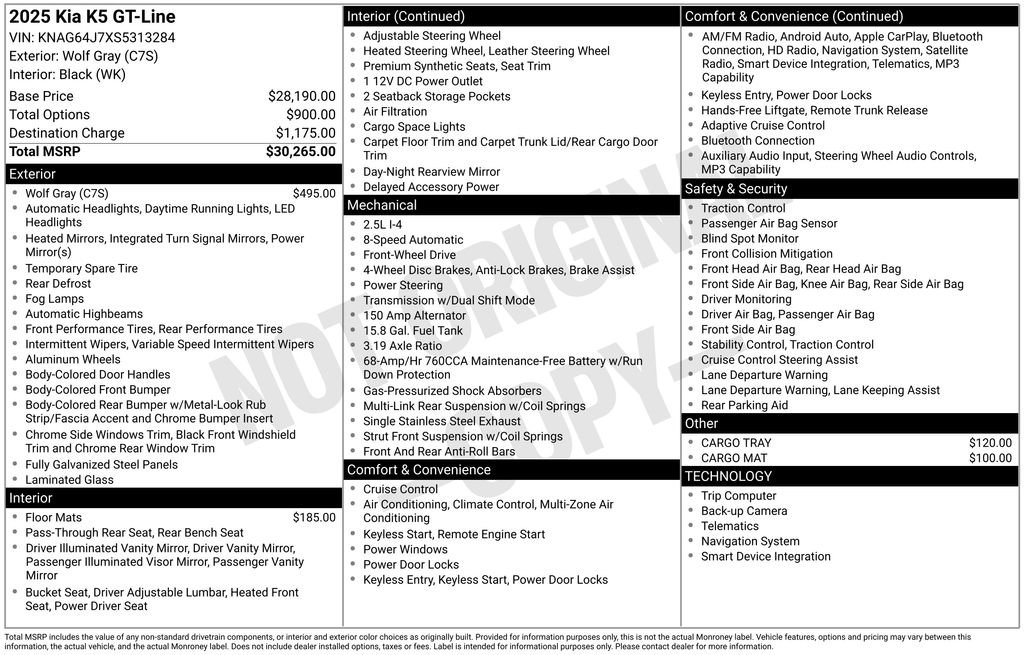 Used 2025 Kia K5 GT-Line image 5