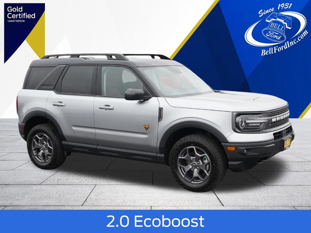 Certified 2023 Ford Bronco Sport Badlands w/ Premium Package AWD/4WD 360° Tour