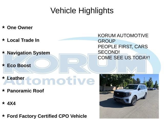 Certified 2027 Ford Expedition Platinum w/ Stealth Appearance Package AWD/4WD image 4