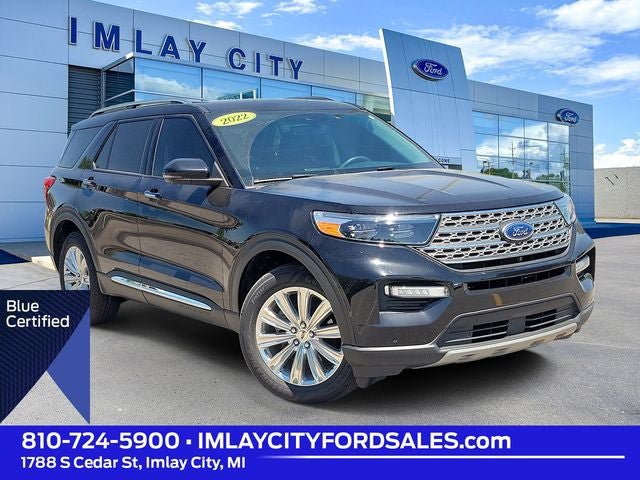 Certified 2022 Ford Explorer Limited w/ Equipment Group 301A AWD/4WD image 1