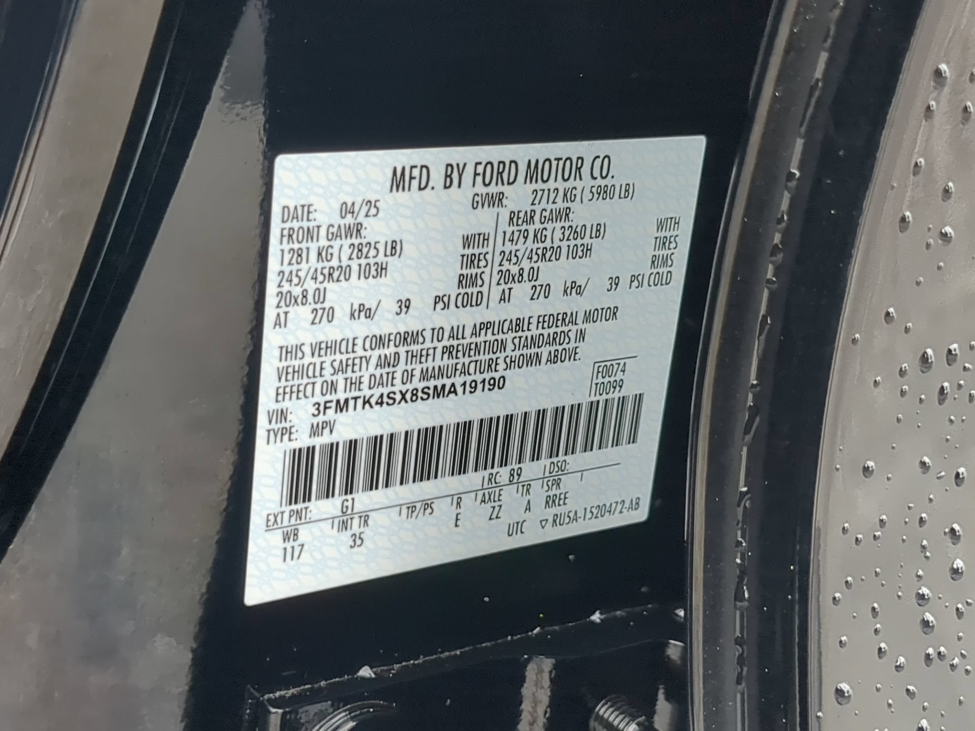 Certified 2025 Ford Mustang Mach-E GT AWD/4WD image 74