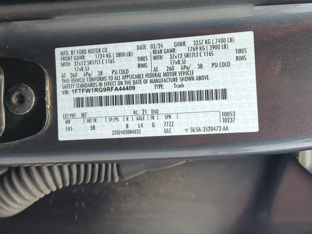 Certified 2024 Ford F150 Raptor AWD/4WD image 39