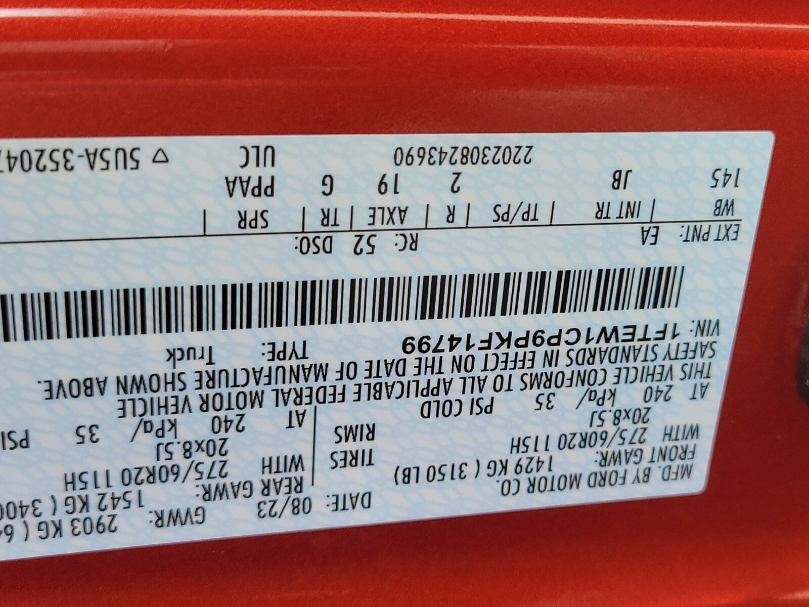 Certified 2023 Ford F150 XL w/ STX Appearance Package image 34