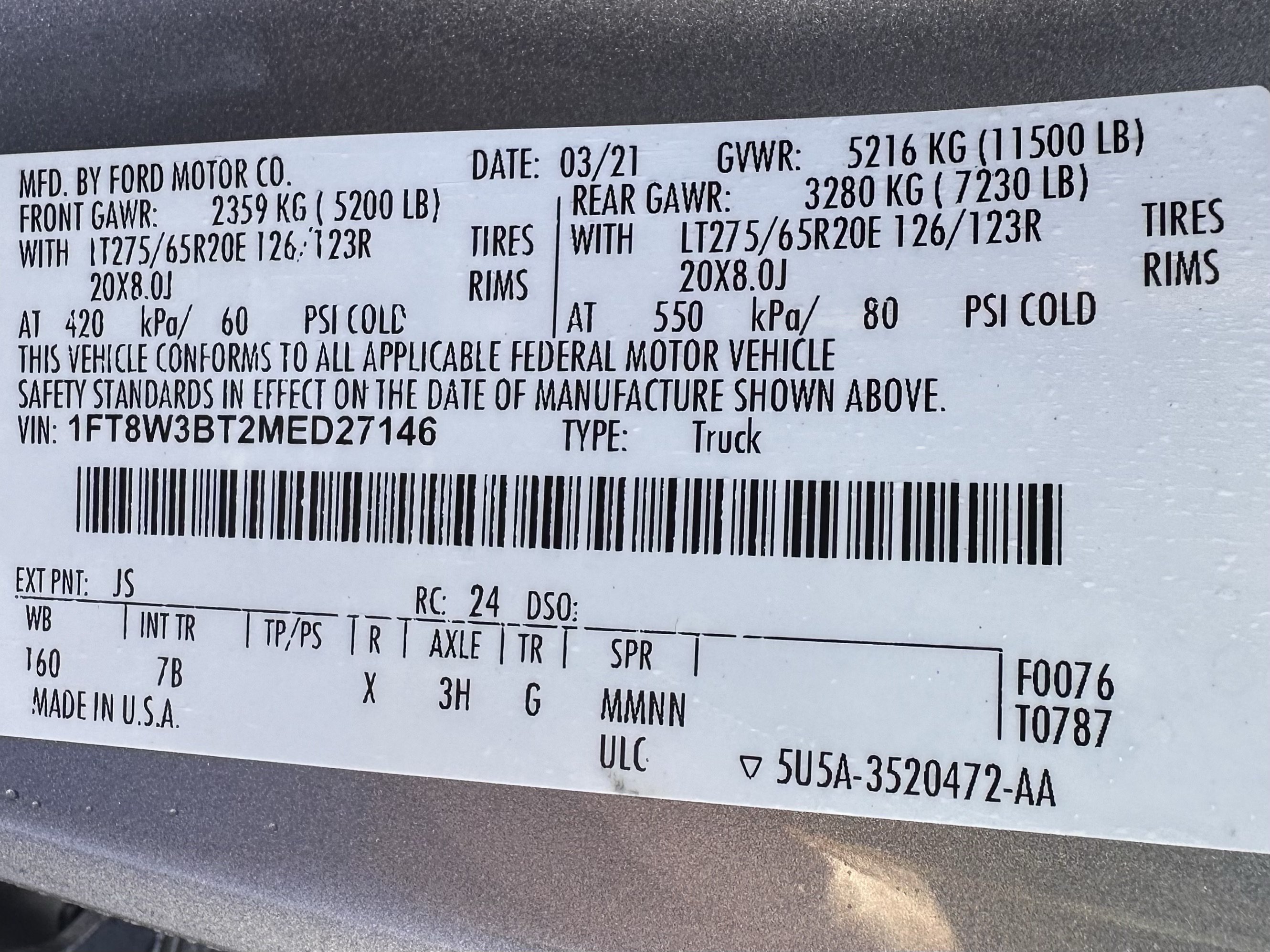 Certified 2021 Ford F350 Platinum AWD/4WD image 38