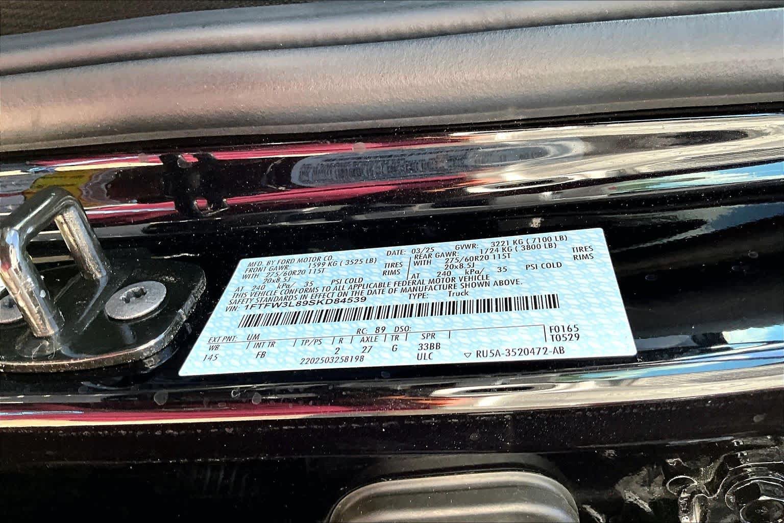 Certified 2025 Ford F150 XLT w/ Equipment Group 302A MID AWD/4WD image 34