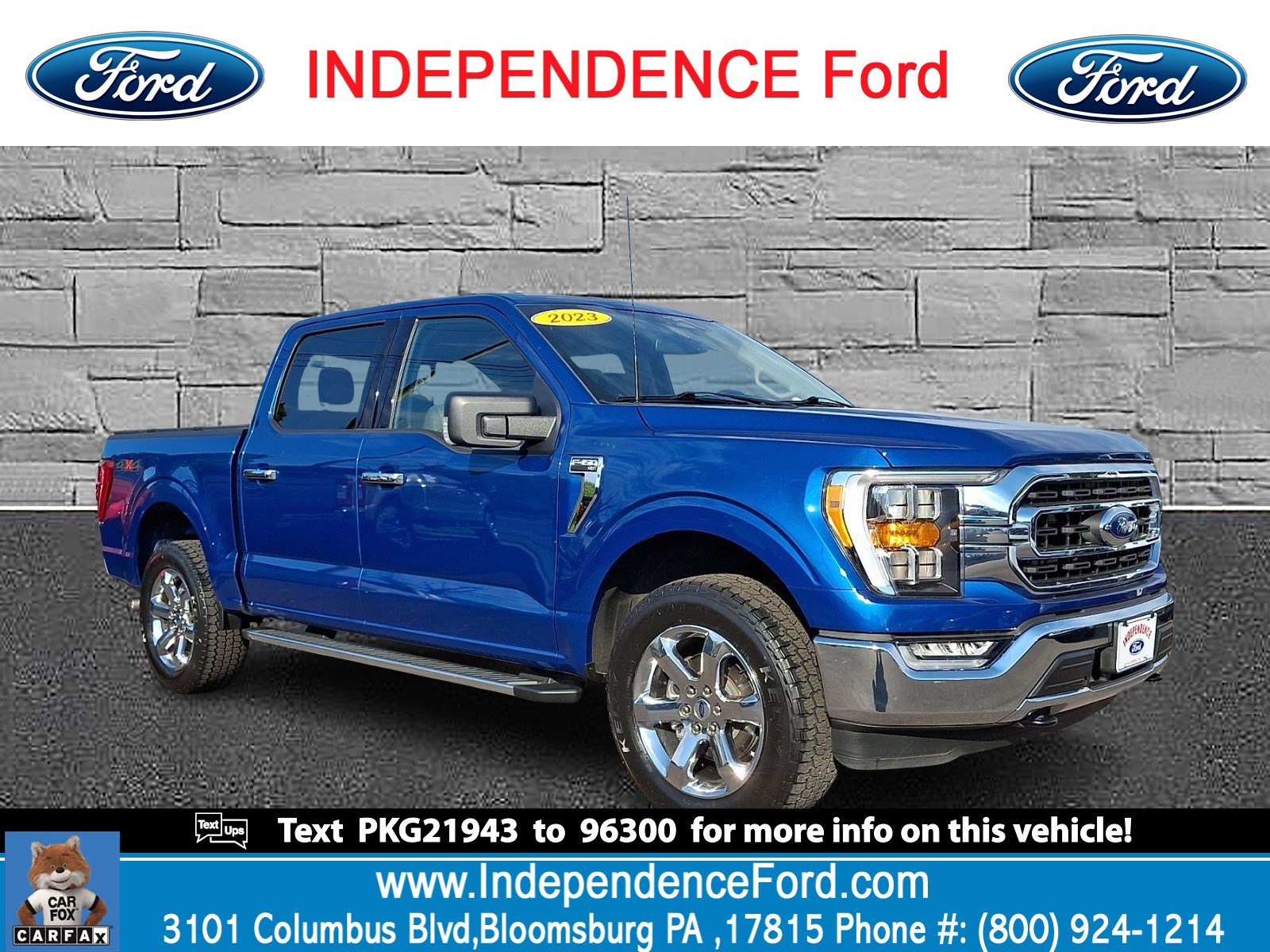 Certified 2023 Ford F150 XLT w/ Equipment Group 302A High