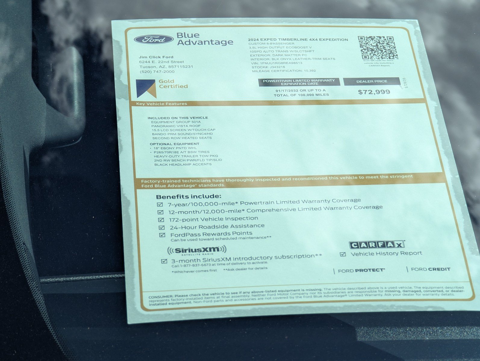 Certified 2024 Ford Expedition Timberline AWD/4WD image 15