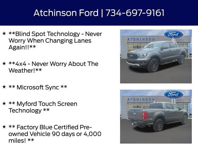 Certified 2023 Ford Ranger XLT w/ Equipment Group 302A High image 4