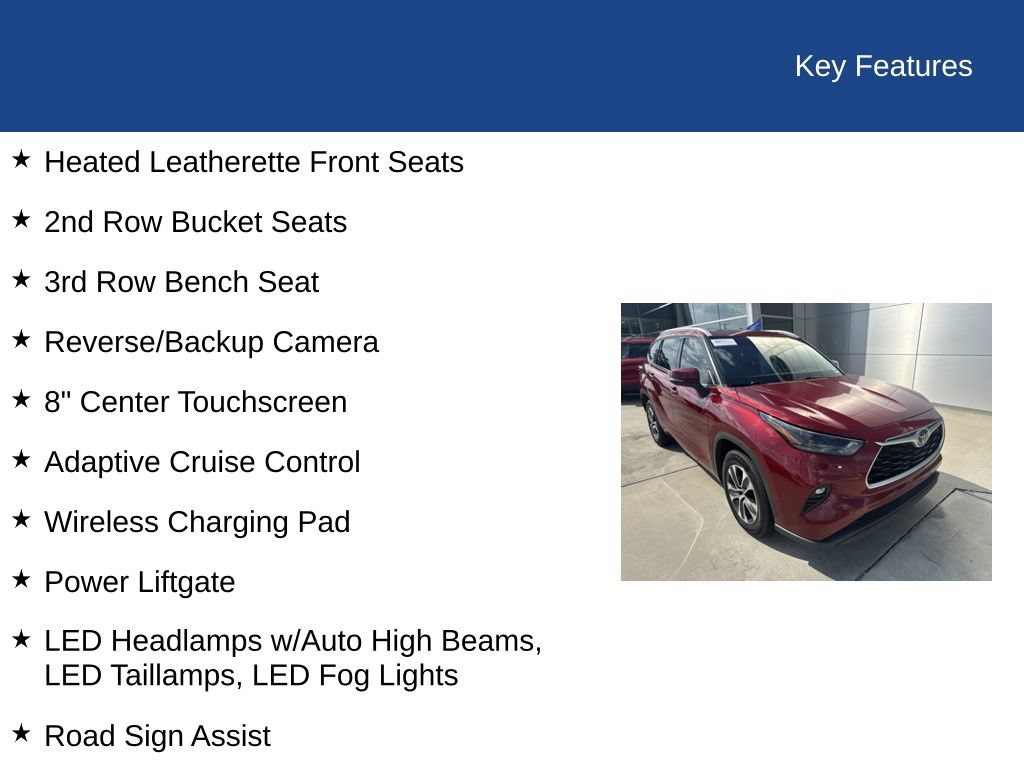 Used 2022 Toyota Highlander XLE FWD image 33