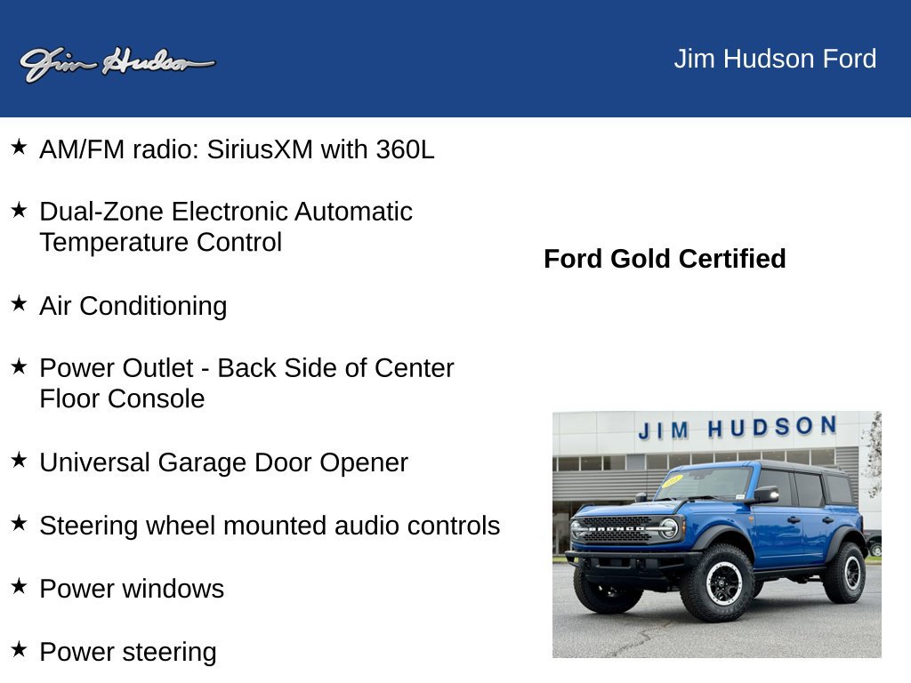 Certified 2025 Ford Bronco Badlands AWD/4WD image 13