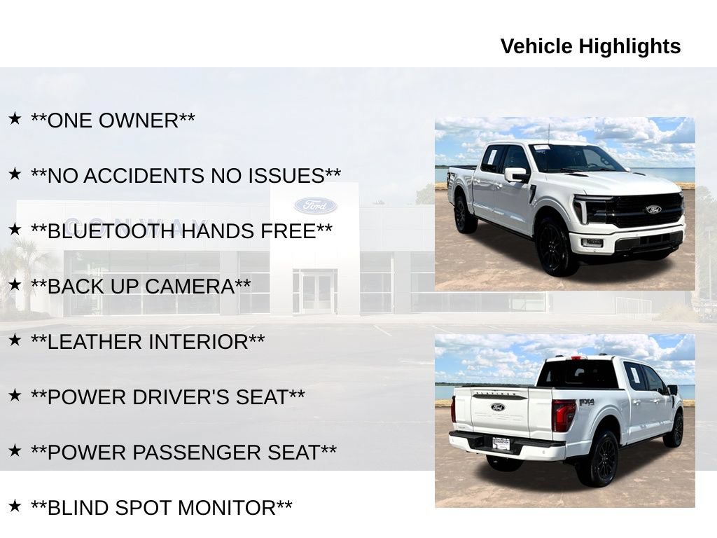 Certified 2025 Ford F150 Platinum w/ FX4 Off-Road Package AWD/4WD image 6