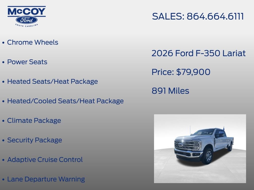 Certified 2026 Ford F350 Lariat w/ Lariat Premium Package image 27