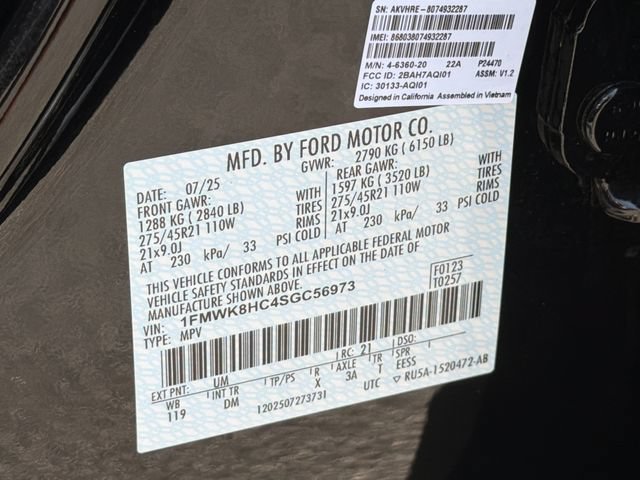 Certified 2025 Ford Explorer Platinum w/ Ultimate Package AWD/4WD image 37