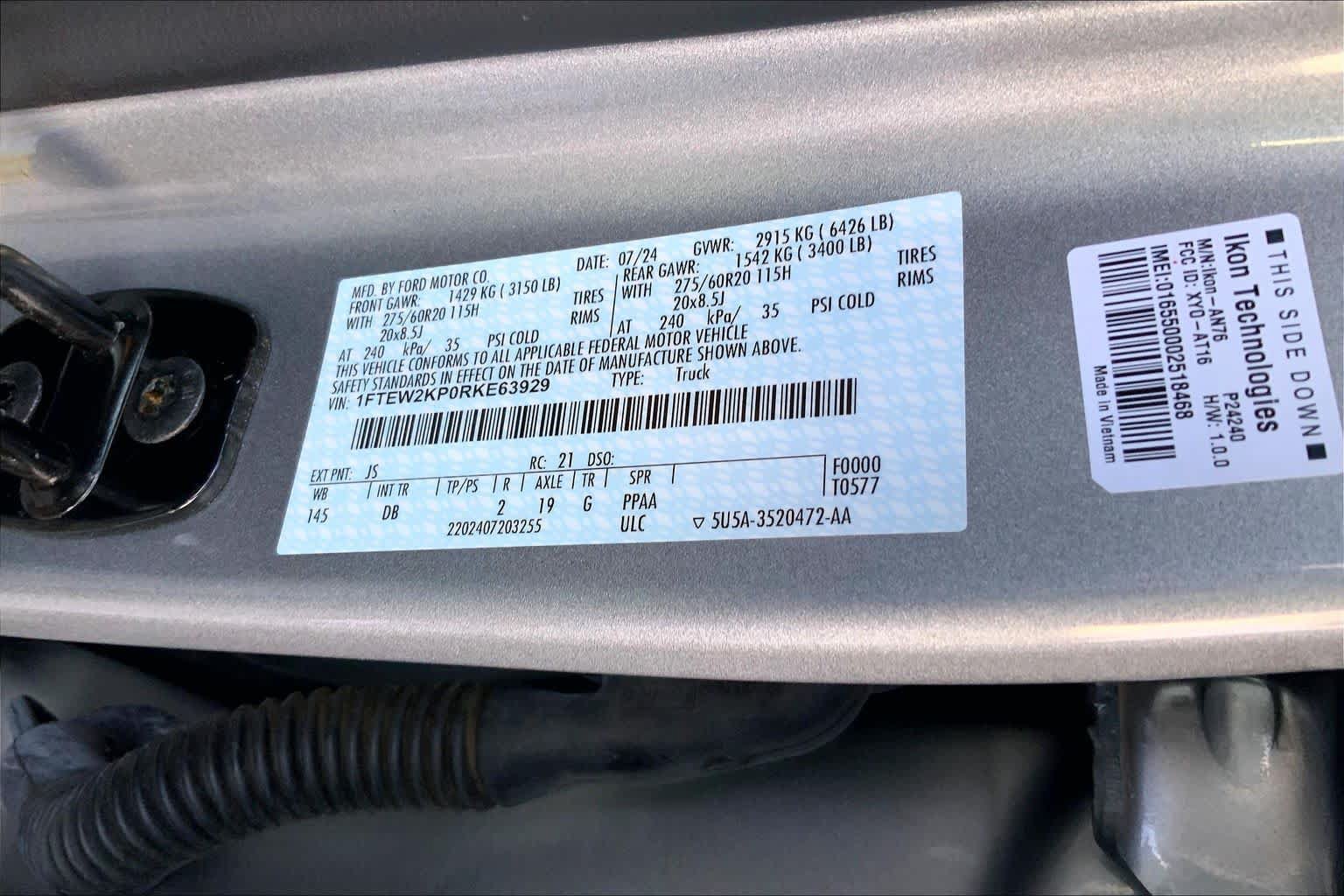 Certified 2024 Ford F150 STX RWD image 29