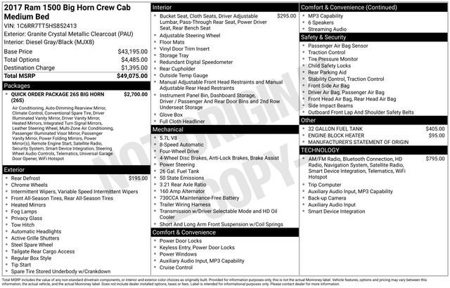 Used 2017 RAM 1500 Big Horn image 35