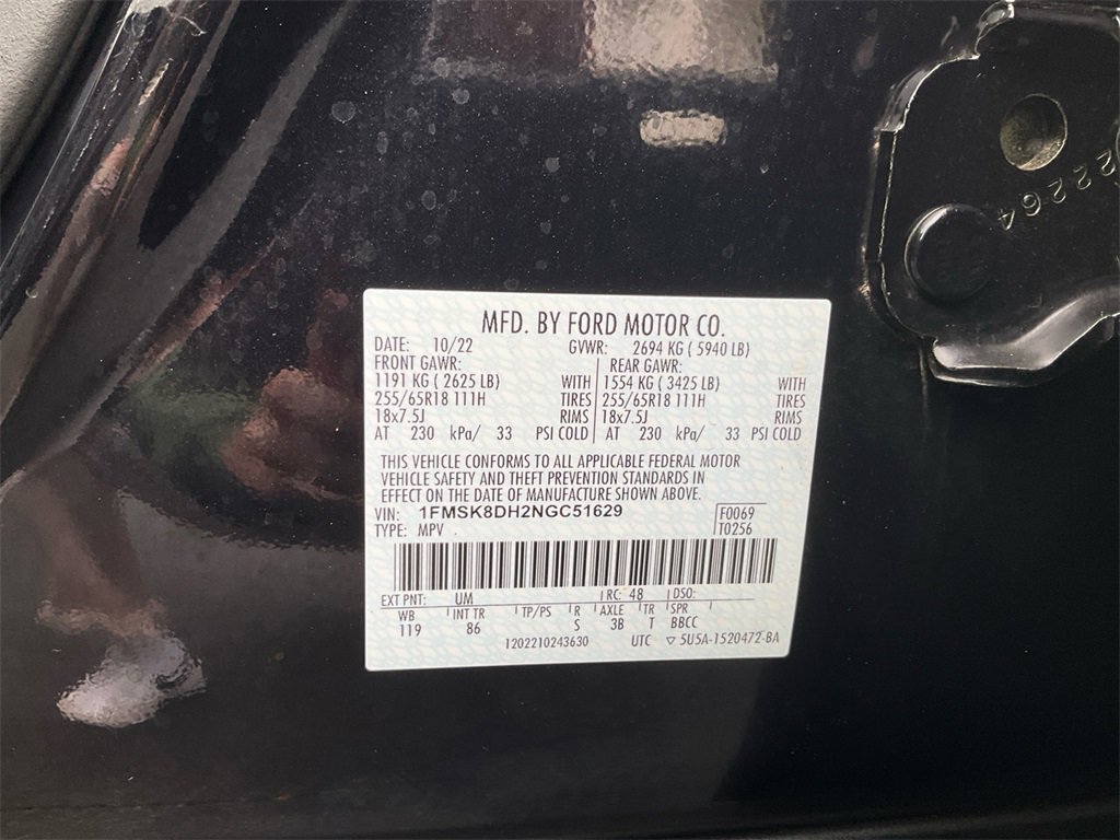 Certified 2022 Ford Explorer XLT image 18