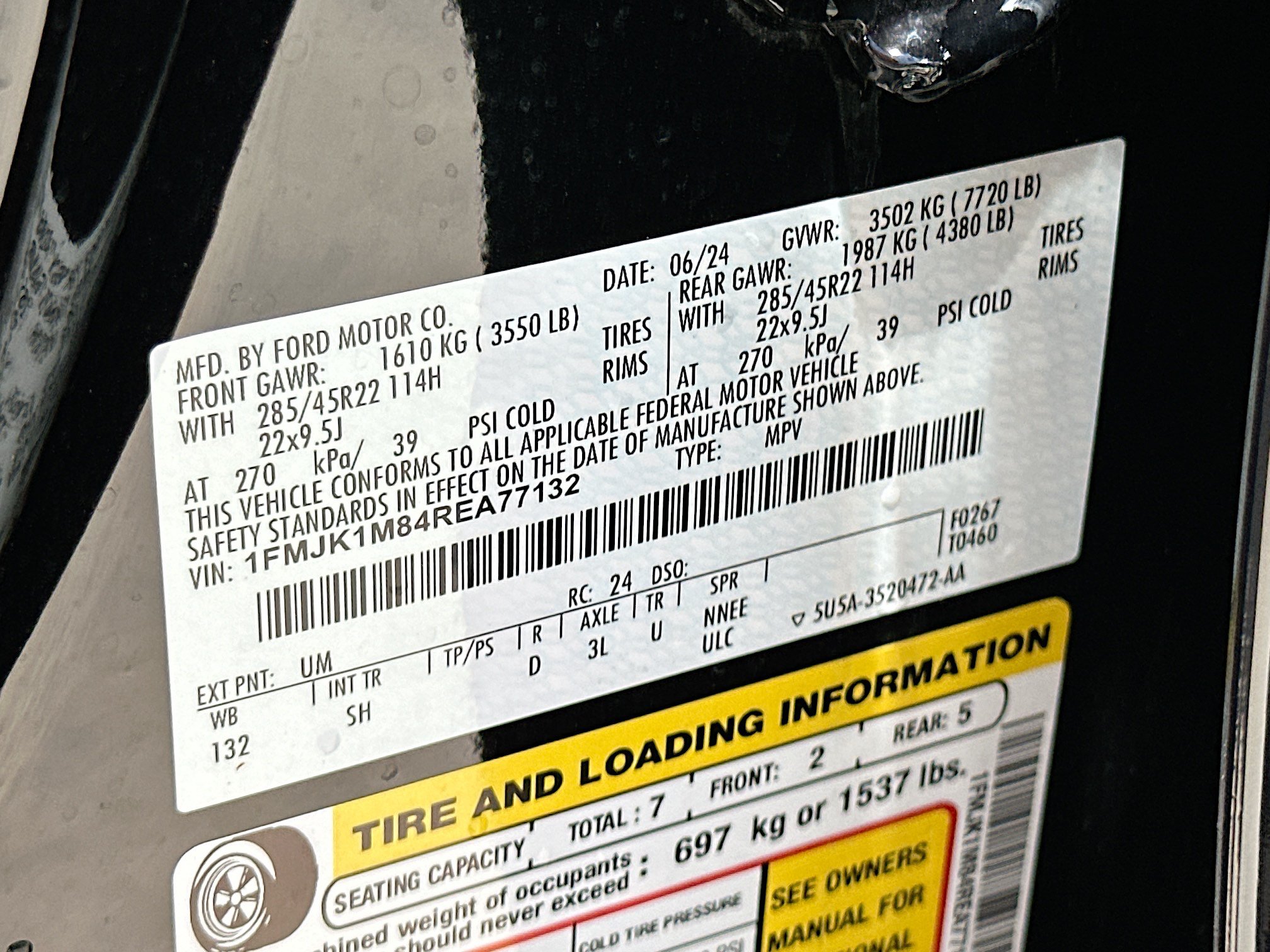 Certified 2024 Ford Expedition Max Platinum AWD/4WD image 34