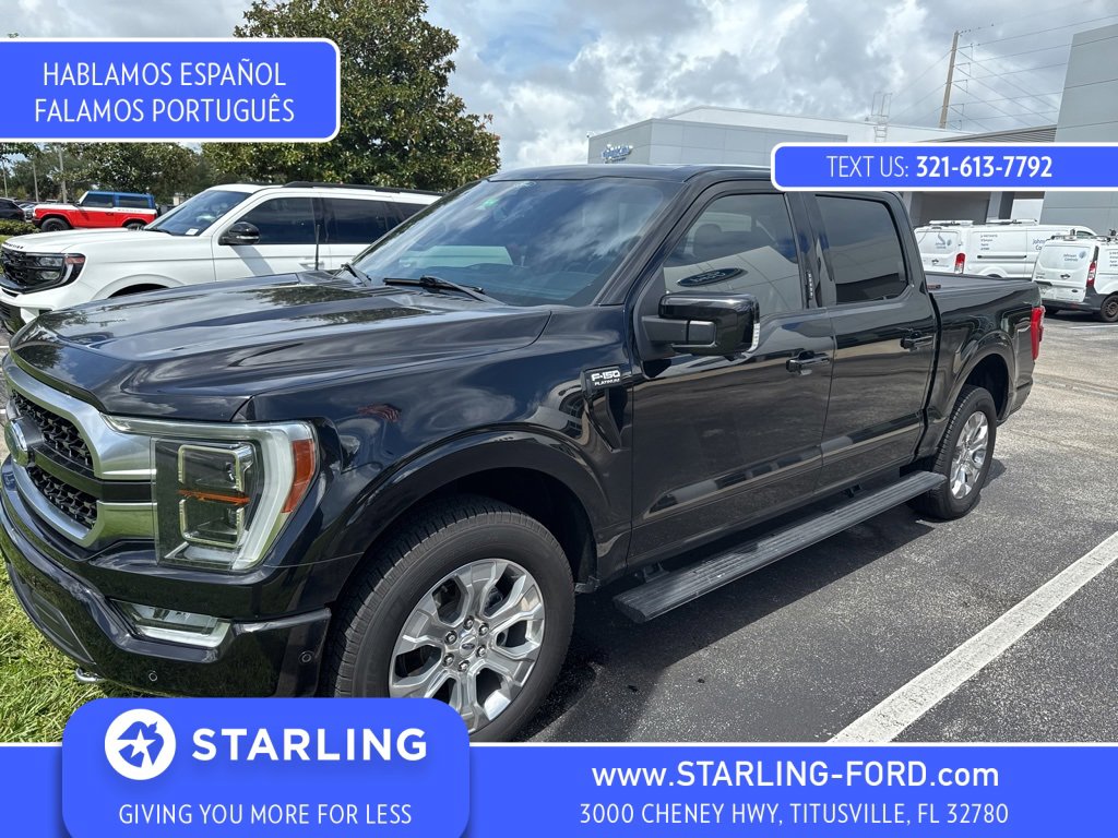 Certified 2021 Ford F150 Platinum w/ Equipment Group 701A High