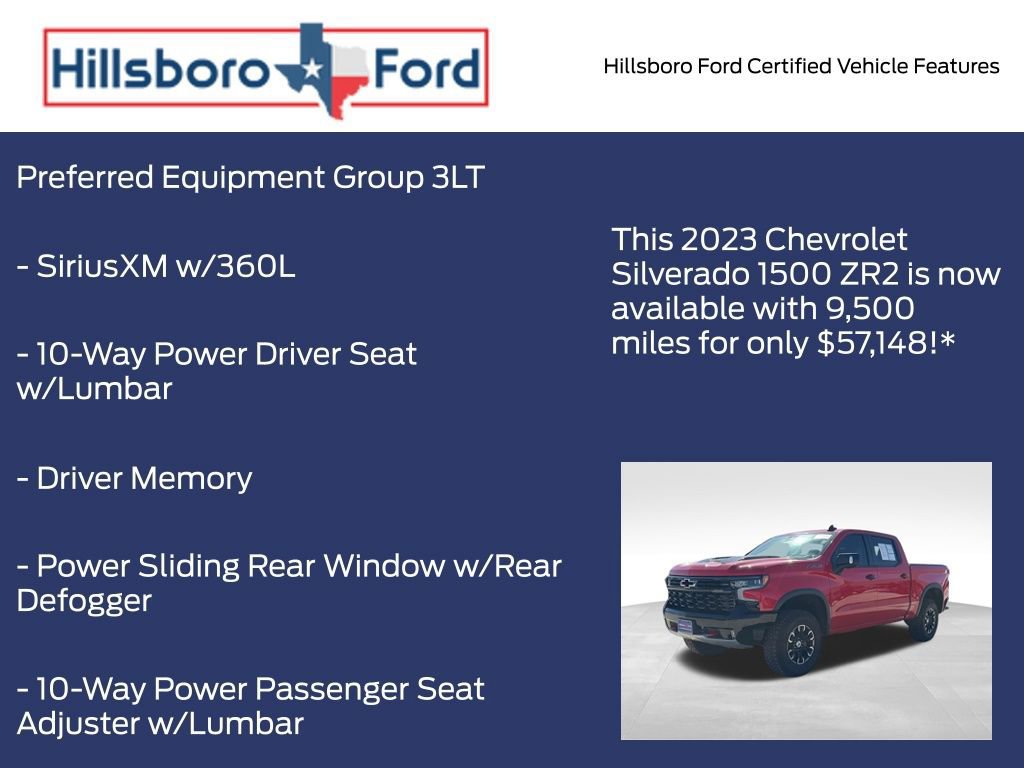 Used 2023 Chevrolet Silverado 1500 ZR2 w/ Technology Package image 10