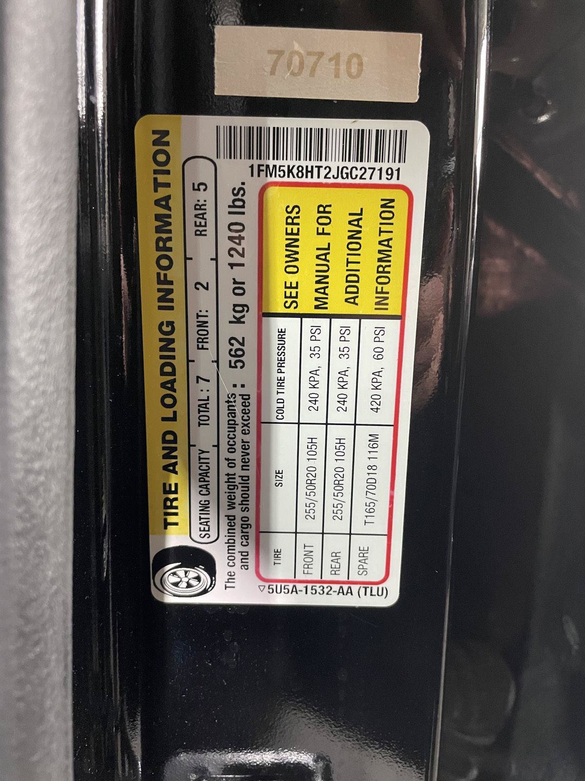 Certified 2018 Ford Explorer Platinum AWD/4WD image 43