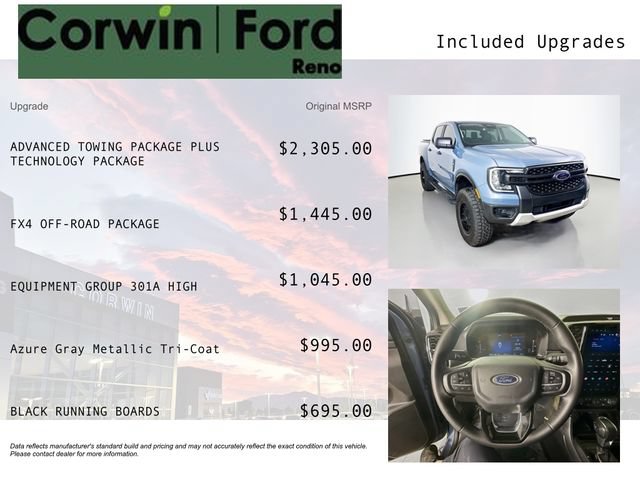 Certified 2024 Ford Ranger XLT AWD/4WD image 3