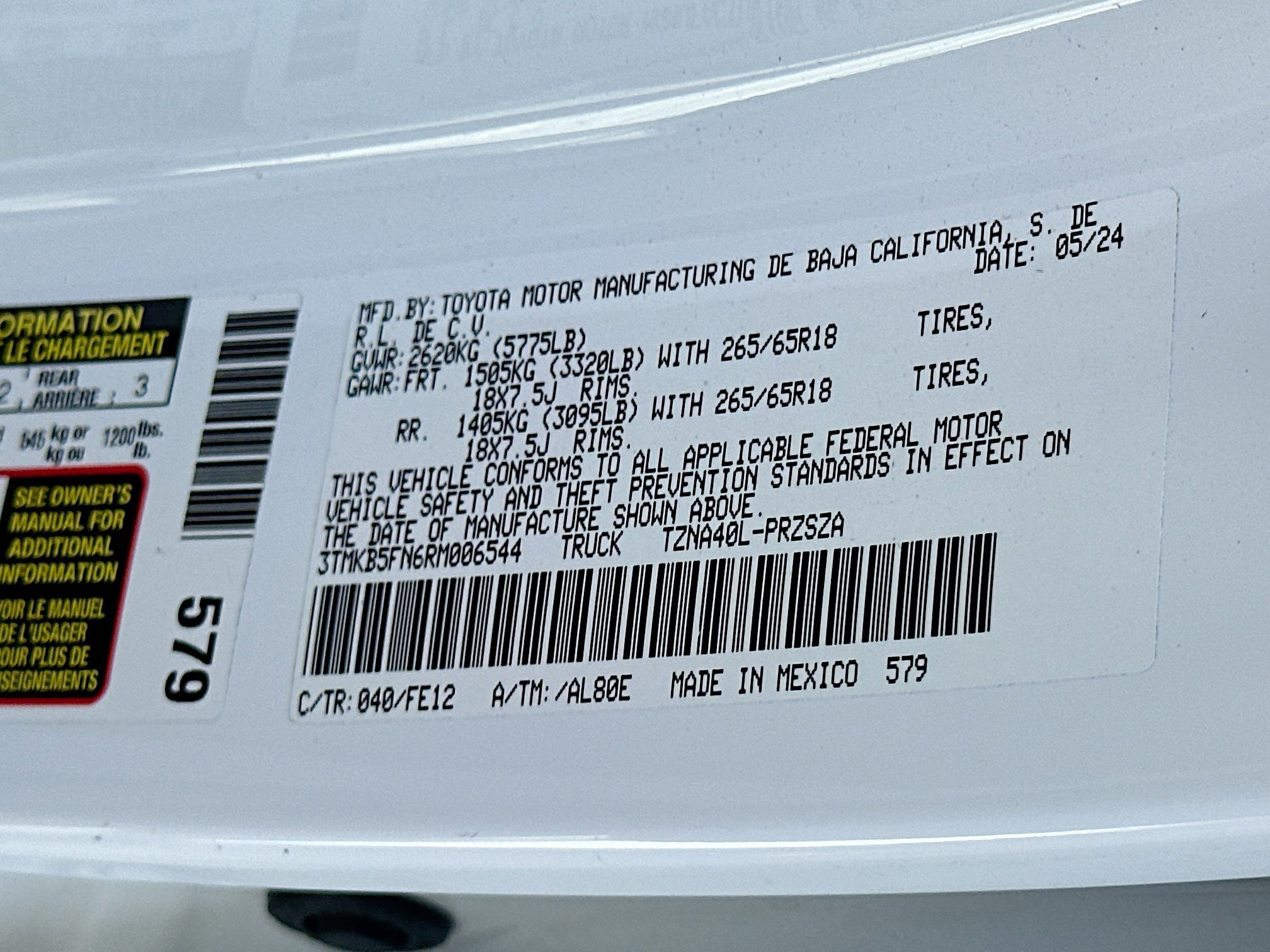 Used 2024 Toyota Tacoma TRD Sport image 29