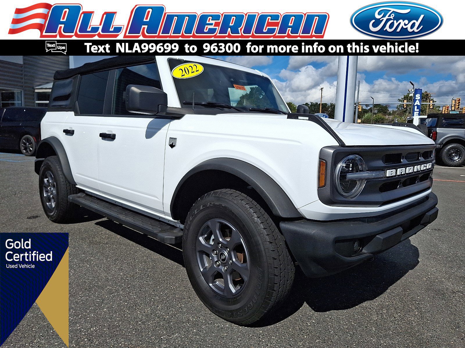 Certified 2022 Ford Bronco Big Bend