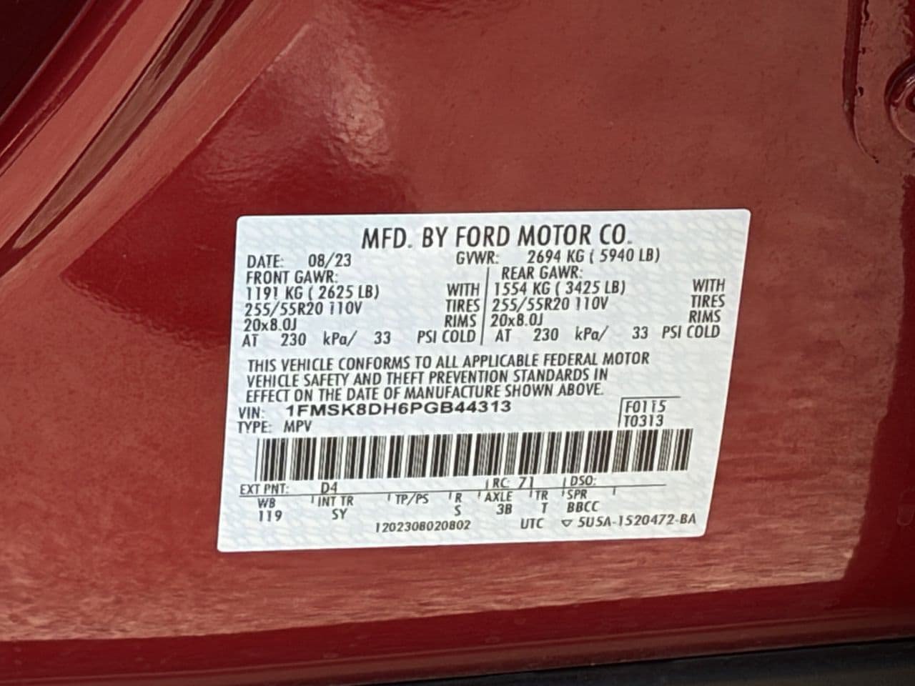 Certified 2023 Ford Explorer XLT w/ Equipment Group 202A AWD/4WD image 32