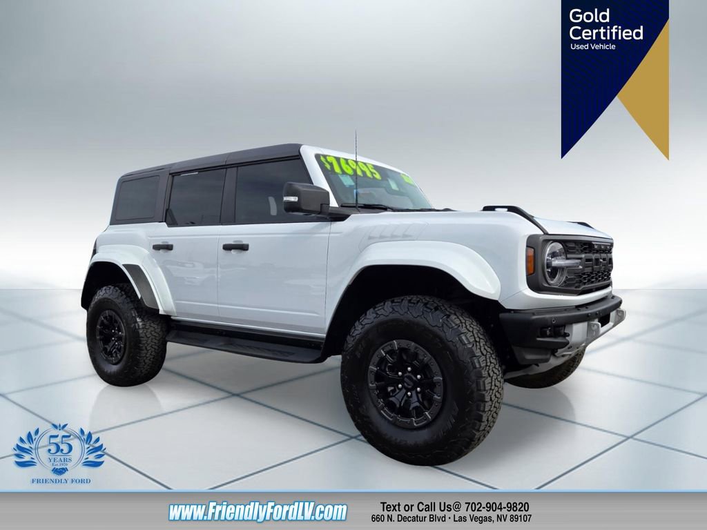 Certified 2024 Ford Bronco Raptor w/ Interior Carbon Fiber Pack 6
