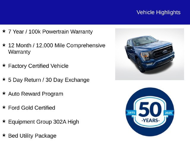 Certified 2022 Ford F150 XLT w/ Equipment Group 302A High AWD/4WD image 5
