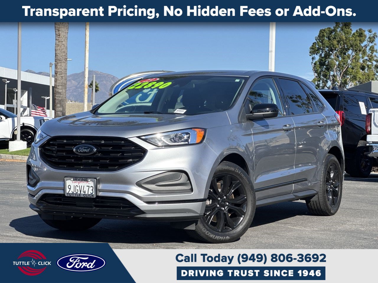 Certified 2023 Ford Edge SE w/ Black Appearance Package AWD/4WD image 1