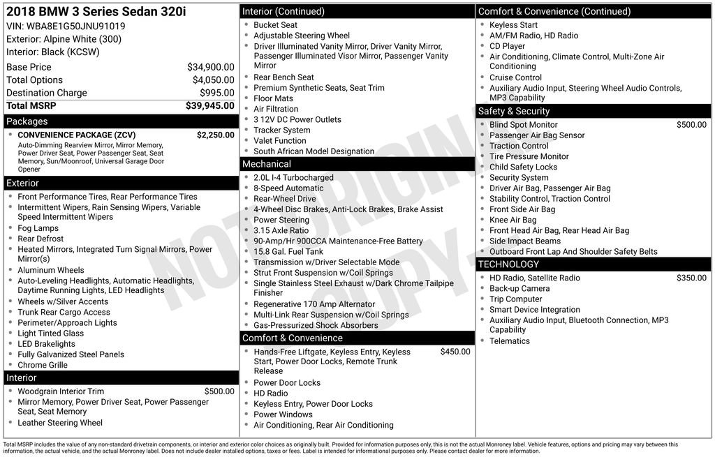 Used 2018 BMW 320i Sedan image 7