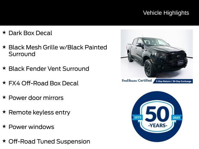 Certified 2023 Ford Ranger XLT w/ Equipment Group 301A Mid image 13